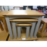 Malvern Shaker Grey Painted Oak Nest of