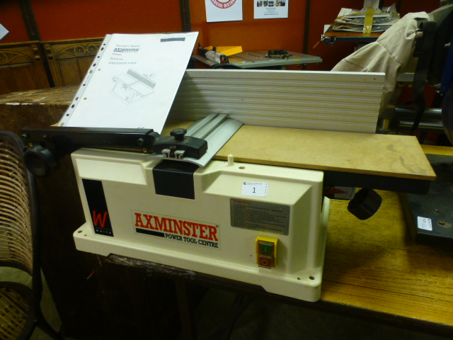 An Axminster Jointer/Planer 156 mm bench