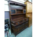 An old charm style oak dresser,