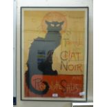 A framed and glazed French advertising poster CONDITION REPORT: Not original No