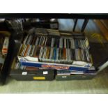 Three trays of CDs