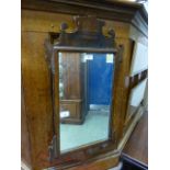 An early 20th century 18th century style fretwork mirror