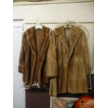 Two ladies fur coats