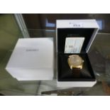 A gentleman's Seiko wristwatch in presentation box