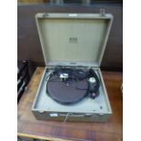 A Decca portable record player