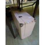 A white painted carpenters chest