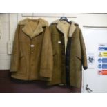 Two sheepskin coats