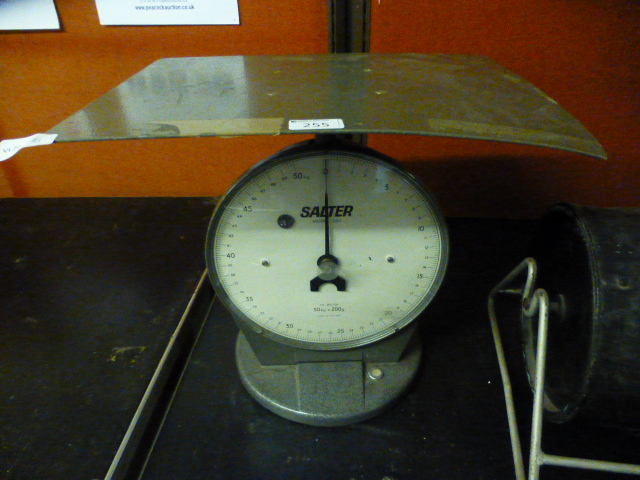 A set of Salter industrial scales model no.