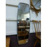 A mid 20th century plastic framed mirror