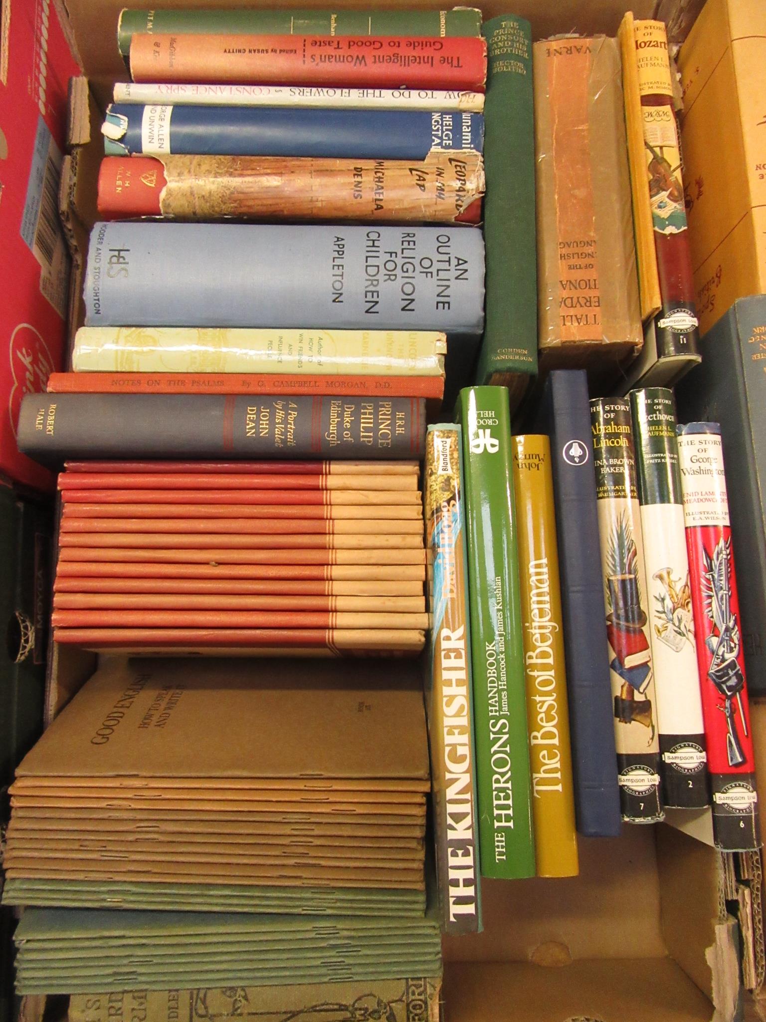 Two trays of hardback books by various authors - Image 2 of 3