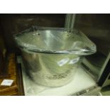 An as new aluminium jam pan