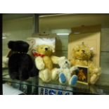Four Steiff Teddy collectors bears,