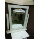 Gloucester White Painted Oak Dressing Table Mirror (9.
