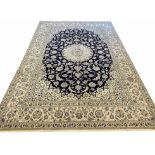 FINE PART SILK NAIN CARPET, 305cm x 205cm,