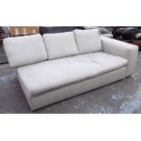 SOFA, with three back cushions, 193cm x 110cm x 60cm H.