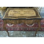 CENTRE TABLE, Victorian, burr walnut and marquetry, circa 1860,