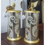 VAUGHAN CATANIA VASE TABLE LAMPS, a pair, 44cm H.