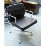 VITRA SOFT PAD DESK CHAIR, by Charles & Ray Eames, 85cm H.