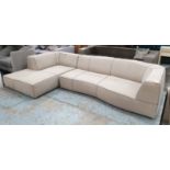 B&B ITALIA BEND CORNER SOFA, by Patricia Urquiola, 315cm W.