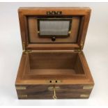 DUNHILL CIGAR HUMIDOR, lockable.