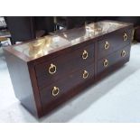 PORTA ROMANA CONKER LOW CHEST, 155cm x 45cm x 61cm.