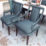 MUNNA CORSET CHAIRS, a set of six, 60cm x 60cm x 94cm.