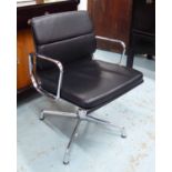 VITRA SOFT PAD DESK CHAIR, by Charles & Ray Eames, 85cm H.