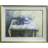 SUSAN MACCARTHY 'Still Life', 1993, oil on board, signed and dated lower right, framed.