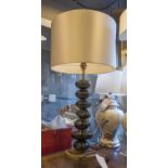 PORTA ROMANA LARGE ADAM TABLE LAMP, with shade, 90cm H.