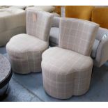 PORTA ROMANA MADDIE CLOVER CHAIRS, a pair, 83cm H.