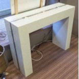 ELISE SOME DESIGN STUDIO CONSOLE TABLE, recycled wireless charging station,