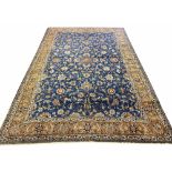 FINE ANTIQUE TABRIZ CARPET, 345cm x 228cm,