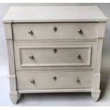 GUSTAVIAN STYLE COMMODE,