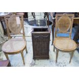 SIDE CHAIRS, a pair,