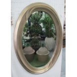 R V ASTLEY MIRROR, contemporary gilt framed design, 128cm Diam.