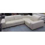 NATUZZI SURROUND CORNER SOFA, 300cm x 220cm x 87cm.