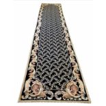 FINE SAVONNERIE DESIGN LONG RUNNER, 545cm x 118cm.