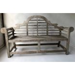 LUTYENS STYLE GARDEN BENCH,