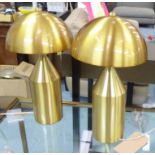 TABLE LAMPS, a pair, Vico Magistretti style, 46cm H.