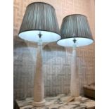 TABLE LAMPS, a pair,