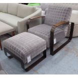 DONGHIA DEE CHAIR AND OTTOMAN, chair costs £7000 and ottoman £4000 new, chair 79cm x 86cm,