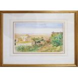 SIR CHARLES HOLROYD (1868-1936) 'Rome and the Campagna from above Frascati', watercolour,