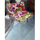 KARTELL MADEMOISELLE CHAIR, by Philippe Starck, dressed by Missoni, 75cm H.
