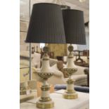 TABLE LAMPS, a pair, circa 1960,