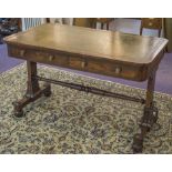 LIBRARY TABLE, William IV rosewood, circa 1830,