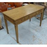 OKA CHINON ANTIQUE OAK DESK, 223cm x 63cm x 79cm.