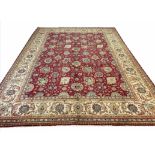 FINE SHAH-ABBAS DESIGN TABRIZ CARPET, 415cm x 315cm,