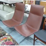 ARPER CATIFA LOUNGE CHAIRS, a pair, Lievore Altherr Molina, 70cm W.