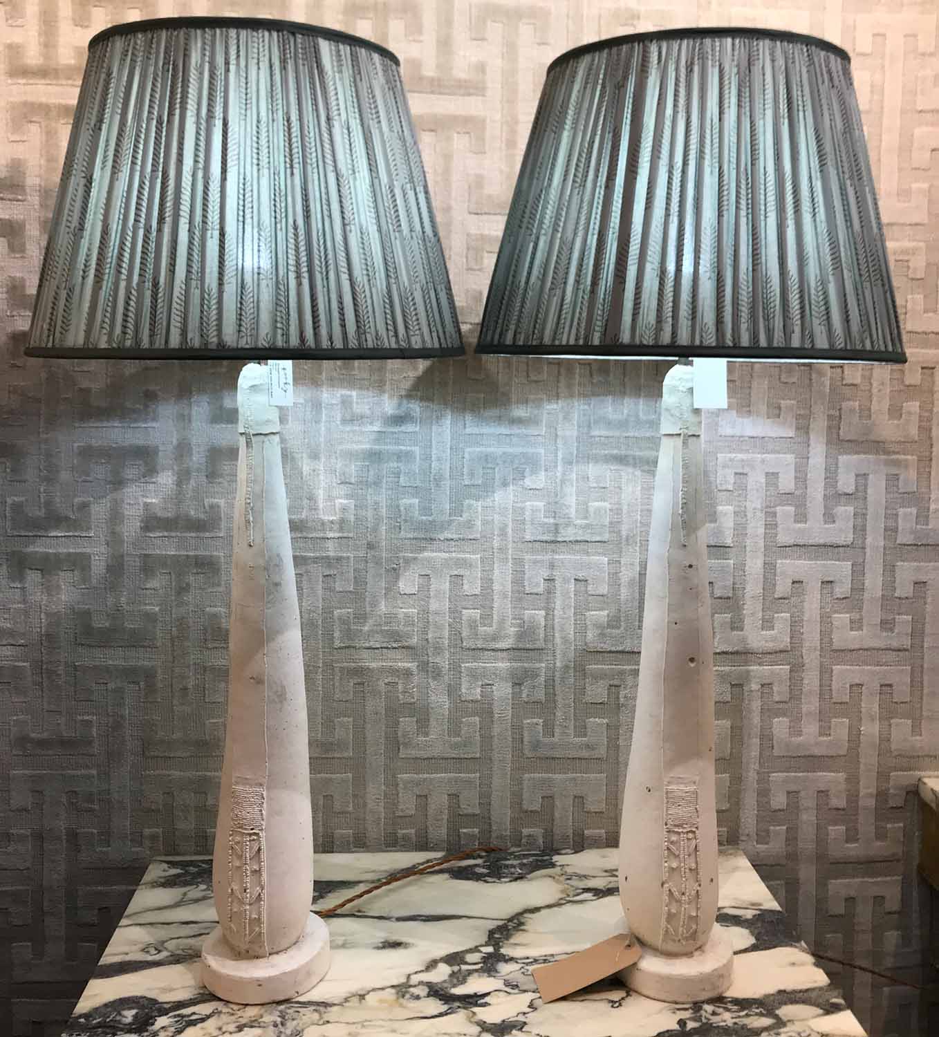 TABLE LAMPS, a pair, - Image 4 of 4