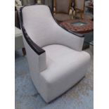 DONGHIA GEORGETTE SWIVEL CHAIR, costs £7000 new, 74cm x 98cm H.